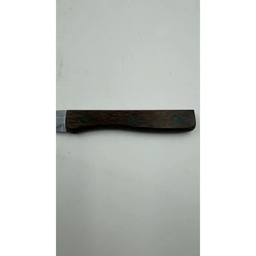 Vintage Super-Chef Everbrite S.STEEL carving knife 10.5 Inch Japan Wood Handle